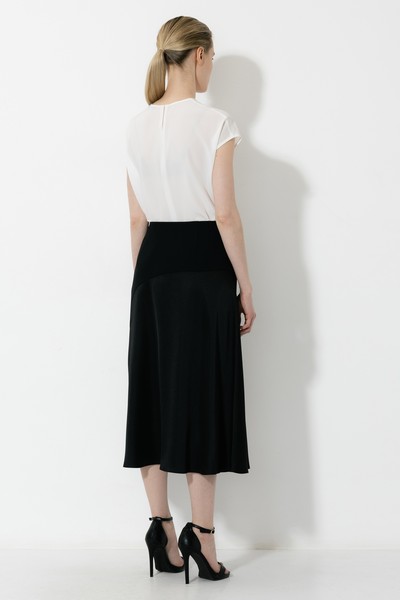 Юбка VASSA&Co, пол женский, цвет черный, фото №2