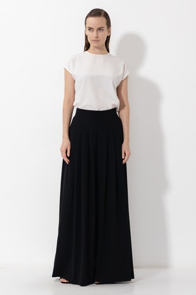 Trousers VASSA&Co, пол female, цвет black, фото №3