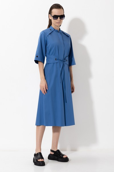 Dress VASSA&Co, пол female, цвет синий, фото №2