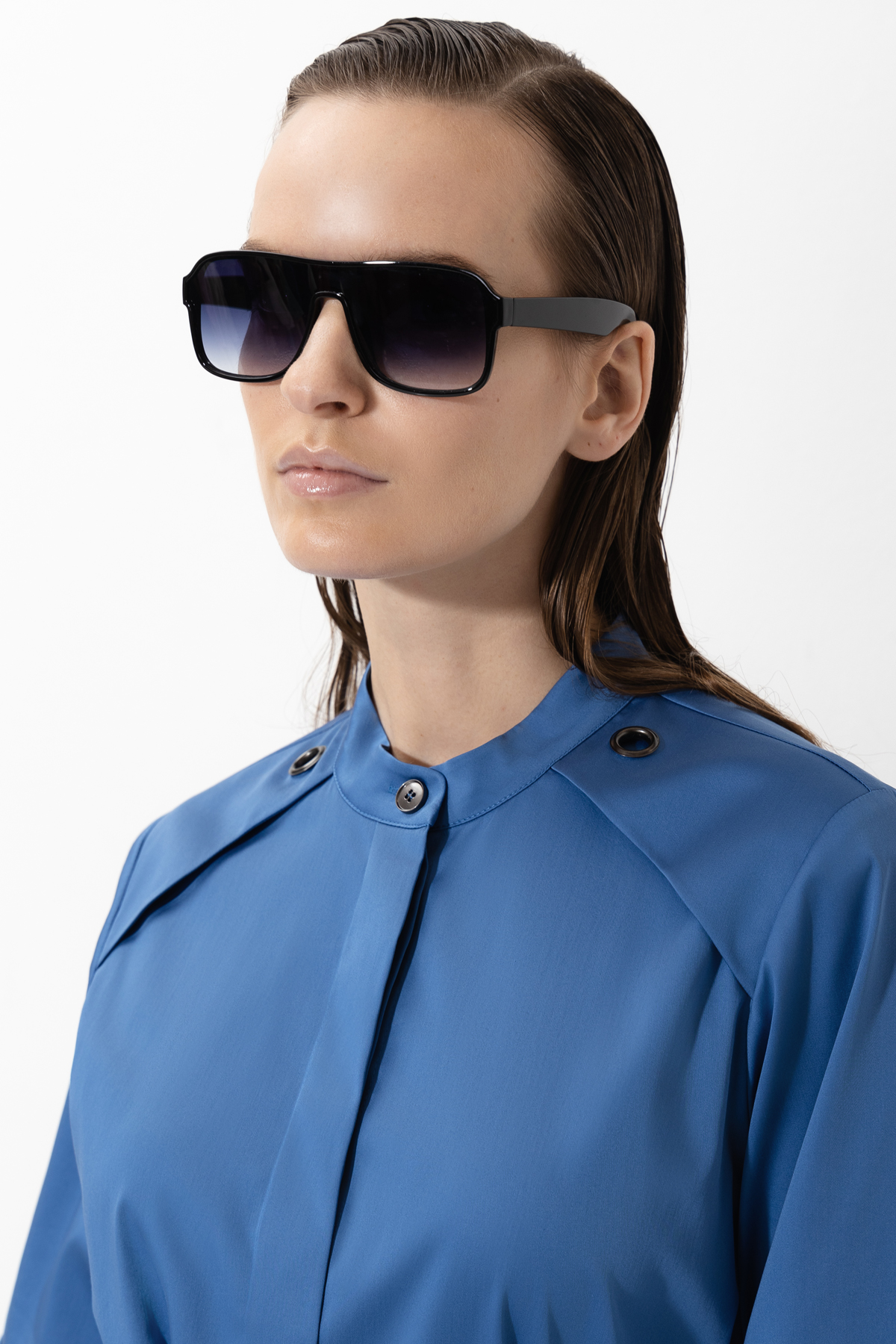 Dress VASSA&Co, пол female, цвет синий, фото №3