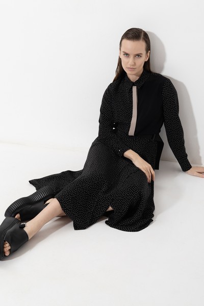 Dress VASSA&Co, пол female, цвет black, фото №3