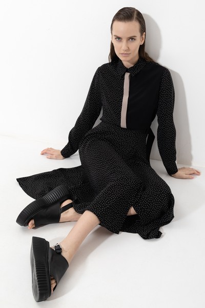 Dress VASSA&Co, пол female, цвет black, фото №4