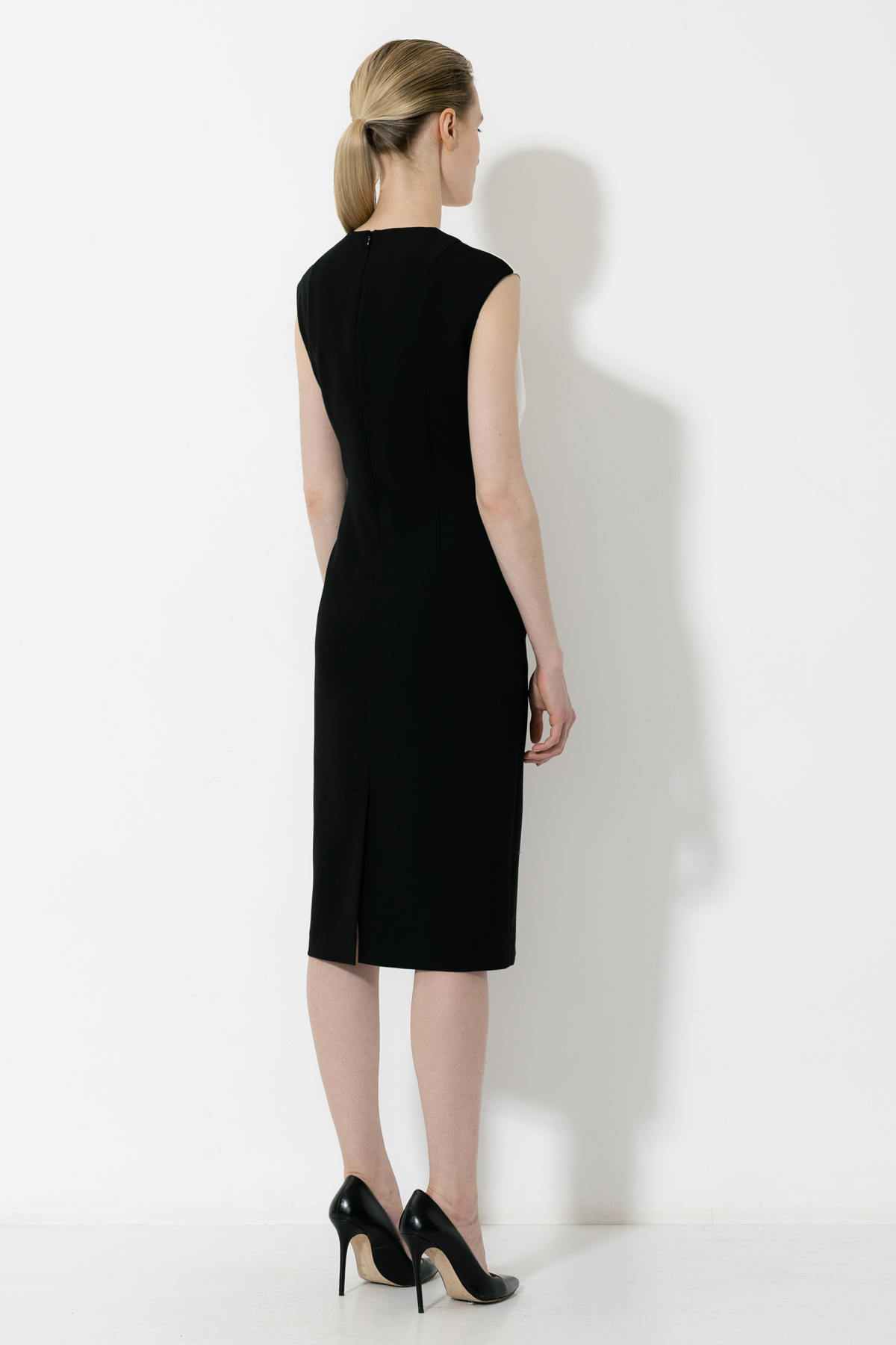 Платье VASSA&Co, пол женский, цвет черный, фото №3