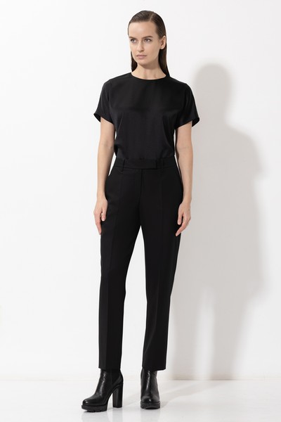 Брюки VASSA&Co, пол женский, цвет черный, фото №2