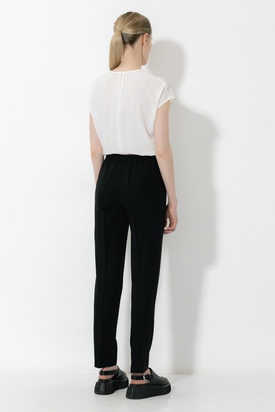 Брюки VASSA&Co, пол женский, цвет черный, фото №7