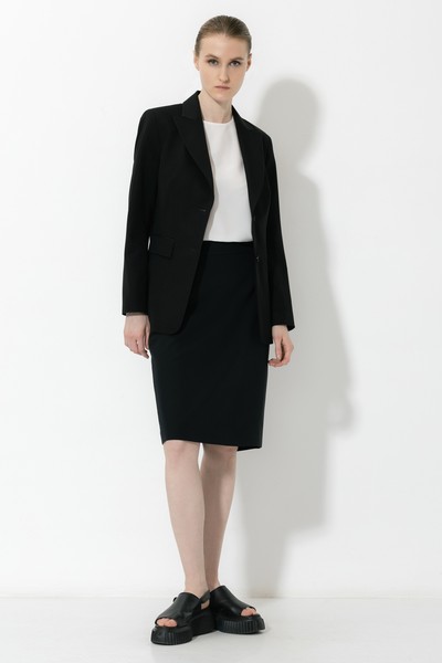 Юбка VASSA&Co, пол женский, цвет черный, фото №3