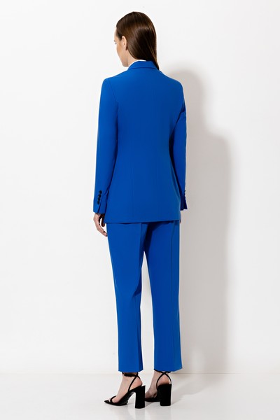 Жакет VASSA&Co, пол женский, цвет синий, фото №3