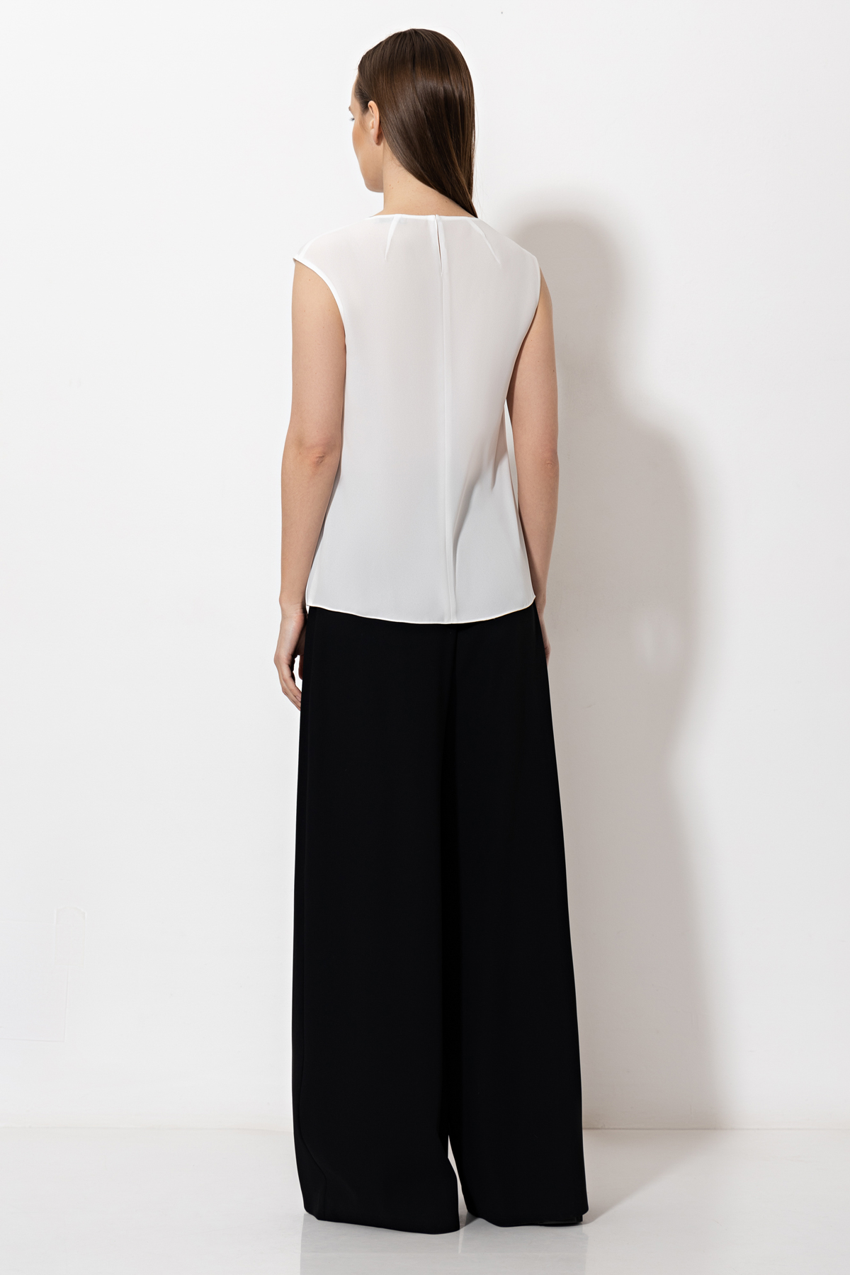 Блузка VASSA&Co, пол женский, цвет белый, фото №3