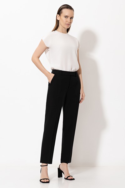 Брюки VASSA&Co, пол женский, цвет черный, фото №2