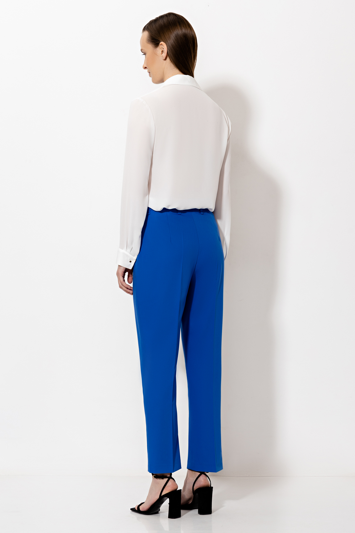 Брюки VASSA&Co, пол женский, цвет синий, фото №2