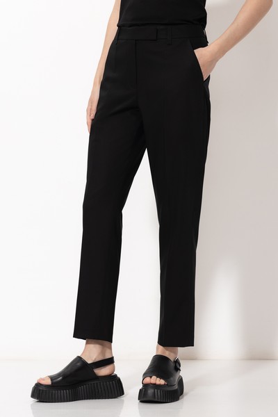 Брюки VASSA&Co, пол женский, цвет черный, фото №4