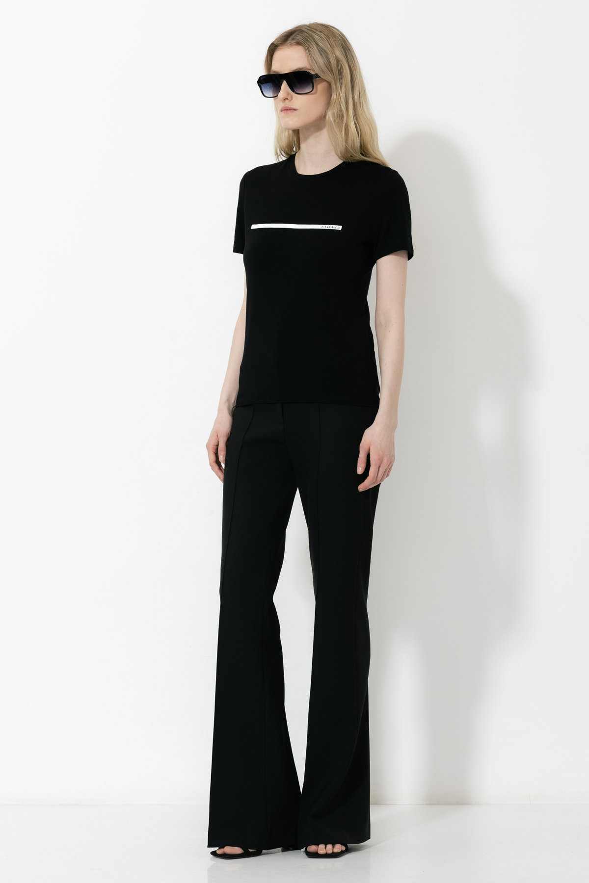 Футболка VASSA CODE, пол женский, цвет черный, фото №2