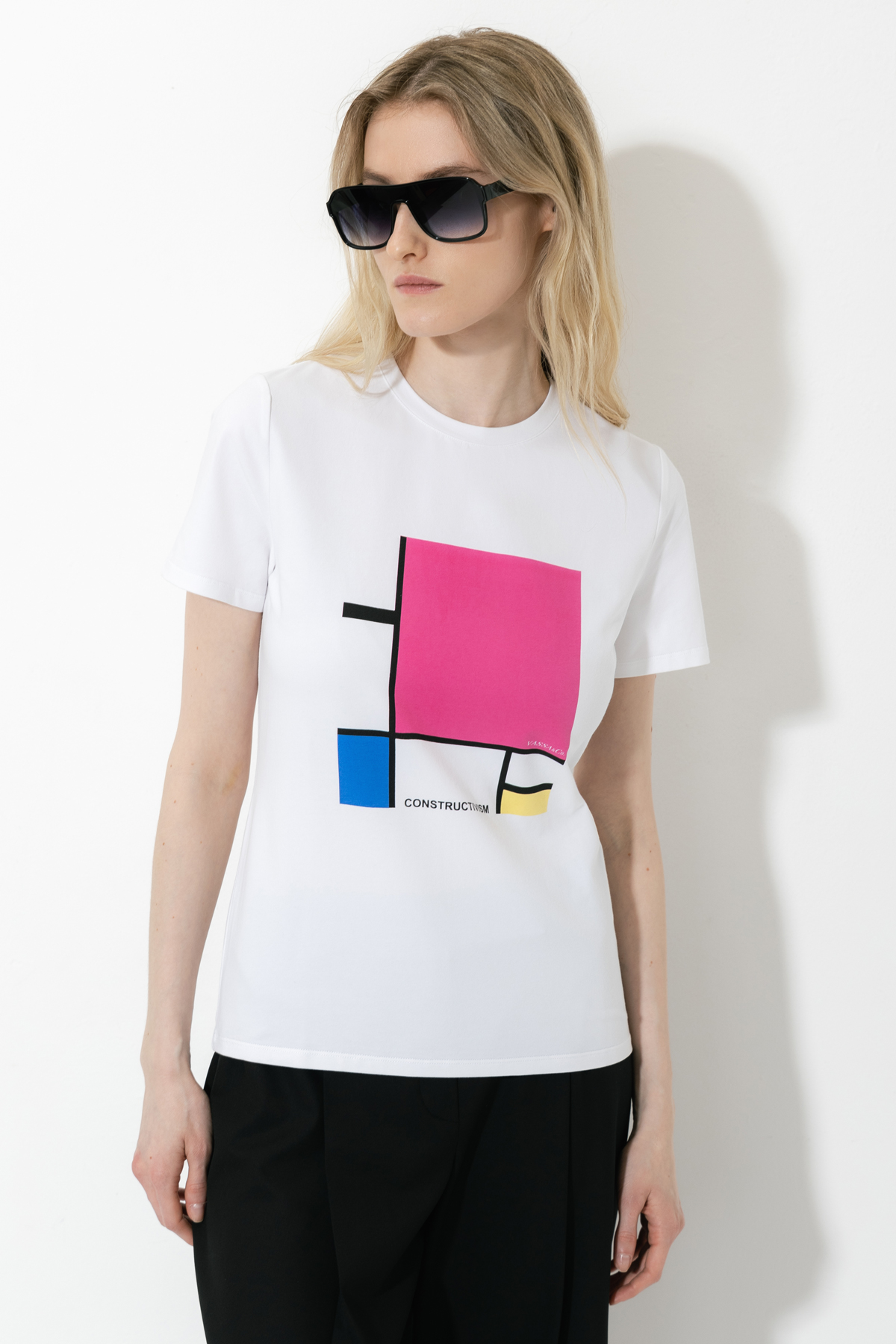 Футболка VASSA CODE, пол женский, цвет белый, фото №2