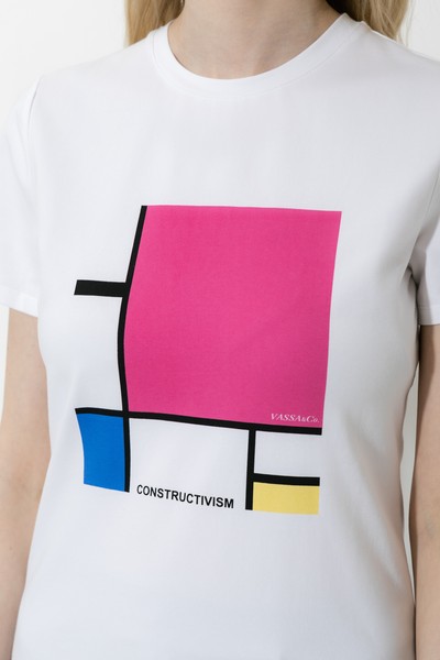 Футболка VASSA CODE, пол женский, цвет белый, фото №3