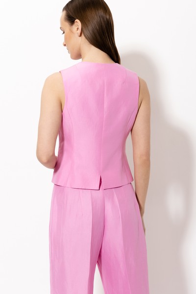 Жилет VASSA&Co, пол женский, цвет розовый, фото №2