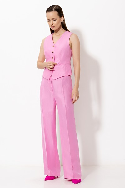 Жилет VASSA&Co, пол женский, цвет розовый, фото №5