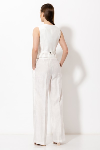 Жилет VASSA&Co, пол женский, цвет белый, фото №5