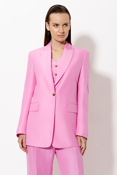 Jacket VASSA&Co, пол female, цвет pink, фото №3