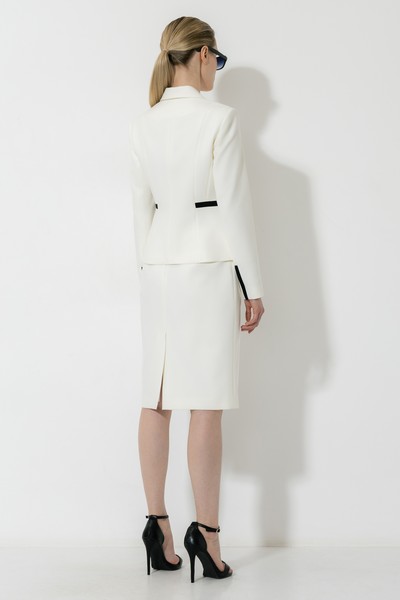 Юбка VASSA&Co, пол женский, цвет белый, фото №3