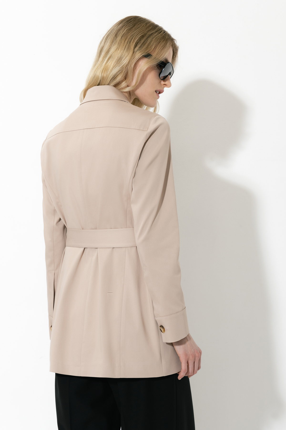 Jacket VASSA&Co, пол female, цвет бежевый, фото №4