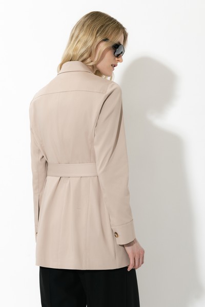 Jacket VASSA&Co, пол female, цвет бежевый, фото №4