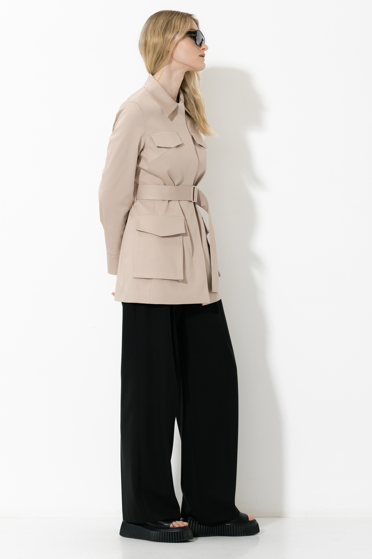 Jacket VASSA&Co, пол female, цвет бежевый, фото №2