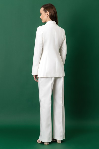 Jacket VASSA&Co, пол female, цвет white, фото №5