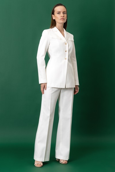 Jacket VASSA&Co, пол female, цвет white, фото №3