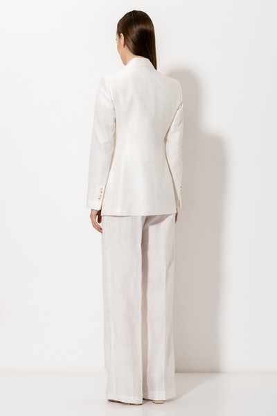 Jacket VASSA&Co, пол female, цвет white, фото №5