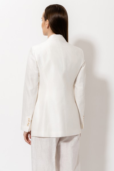 Jacket VASSA&Co, пол female, цвет white, фото №6