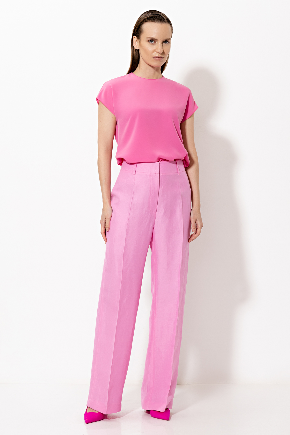 Blouse VASSA&Co, пол female, цвет pink, фото №2