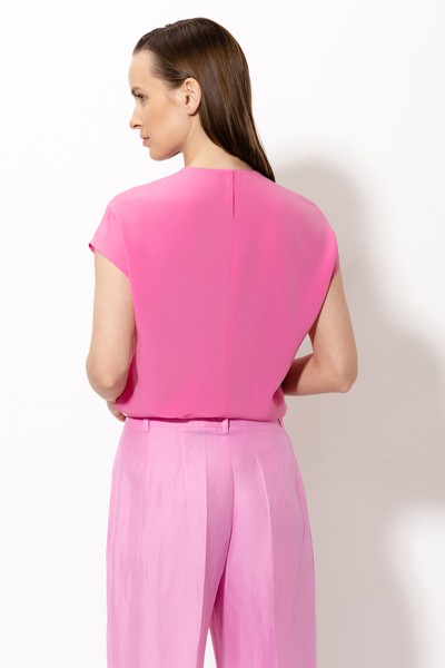 Blouse VASSA&Co, пол female, цвет pink, фото №5