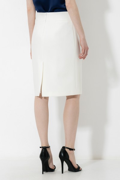 Юбка VASSA&Co, пол женский, цвет белый, фото №4