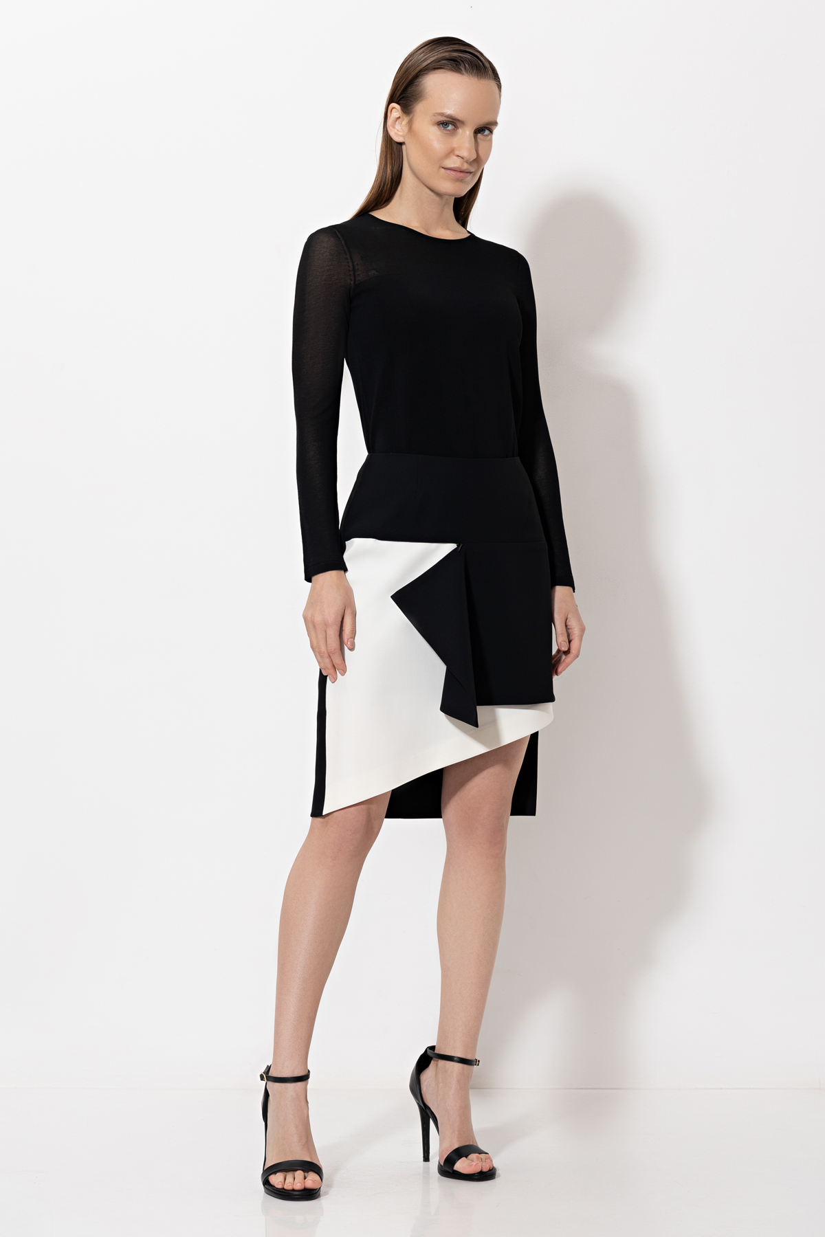 Юбка-трансформер VASSA&Co, пол женский, цвет черный, фото №2