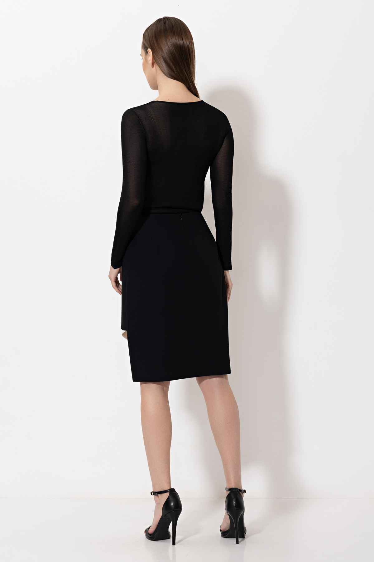 Юбка-трансформер VASSA&Co, пол женский, цвет черный, фото №6