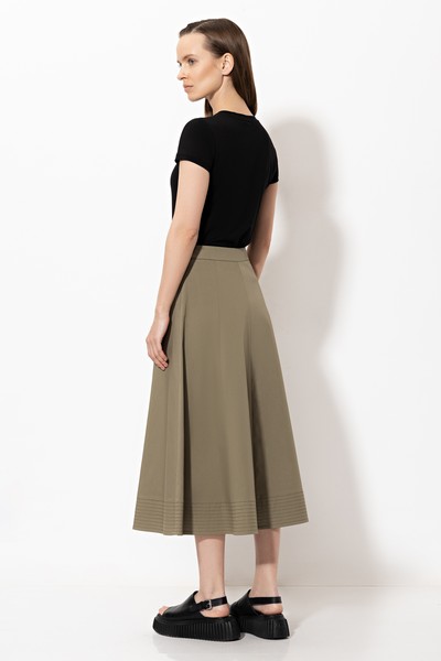 Юбка VASSA&Co, пол женский, цвет зеленый, фото №3