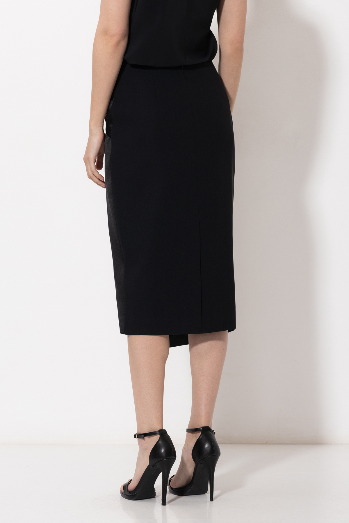 Skirt VASSA&Co, пол female, цвет black, фото №8