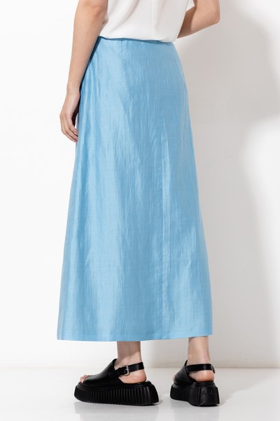 Юбка VASSA&Co, пол женский, цвет синий, фото №4