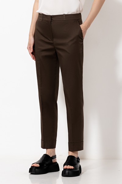 Брюки VASSA&Co, пол женский, цвет хаки, фото №5