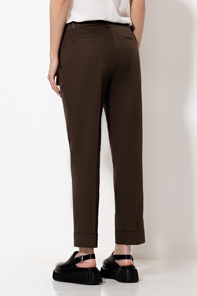 Брюки VASSA&Co, пол женский, цвет хаки, фото №6