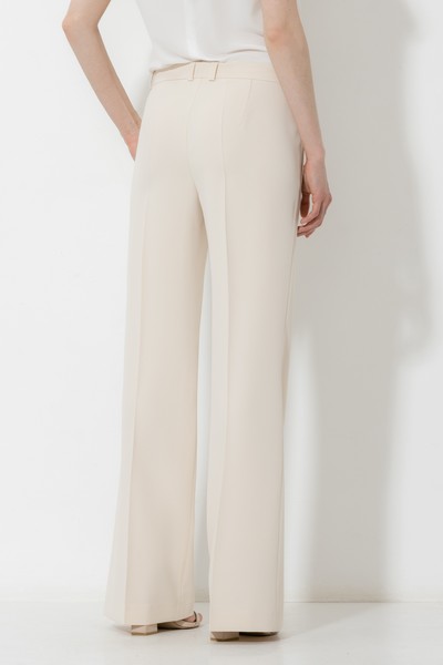 Trousers VASSA&Co, пол female, цвет milky color, фото №4