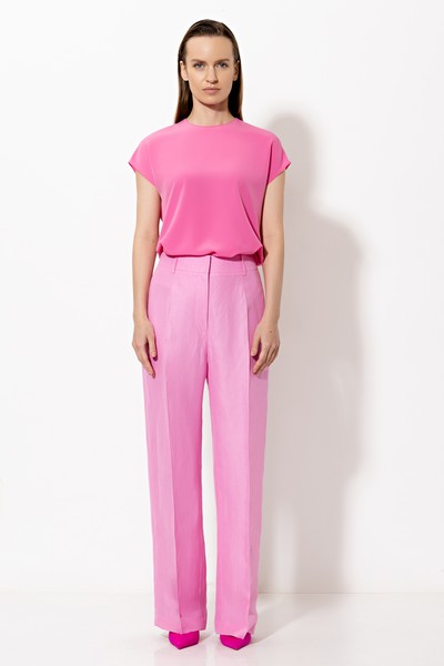 Брюки VASSA&Co, пол женский, цвет розовый, фото №3