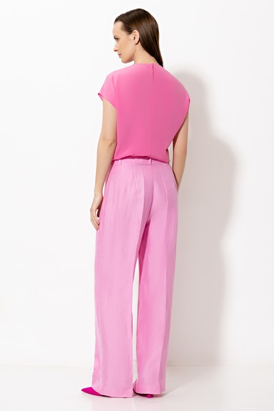 Брюки VASSA&Co, пол женский, цвет розовый, фото №7