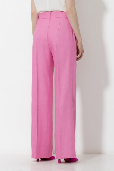 Брюки VASSA&Co, пол женский, цвет розовый, фото №7