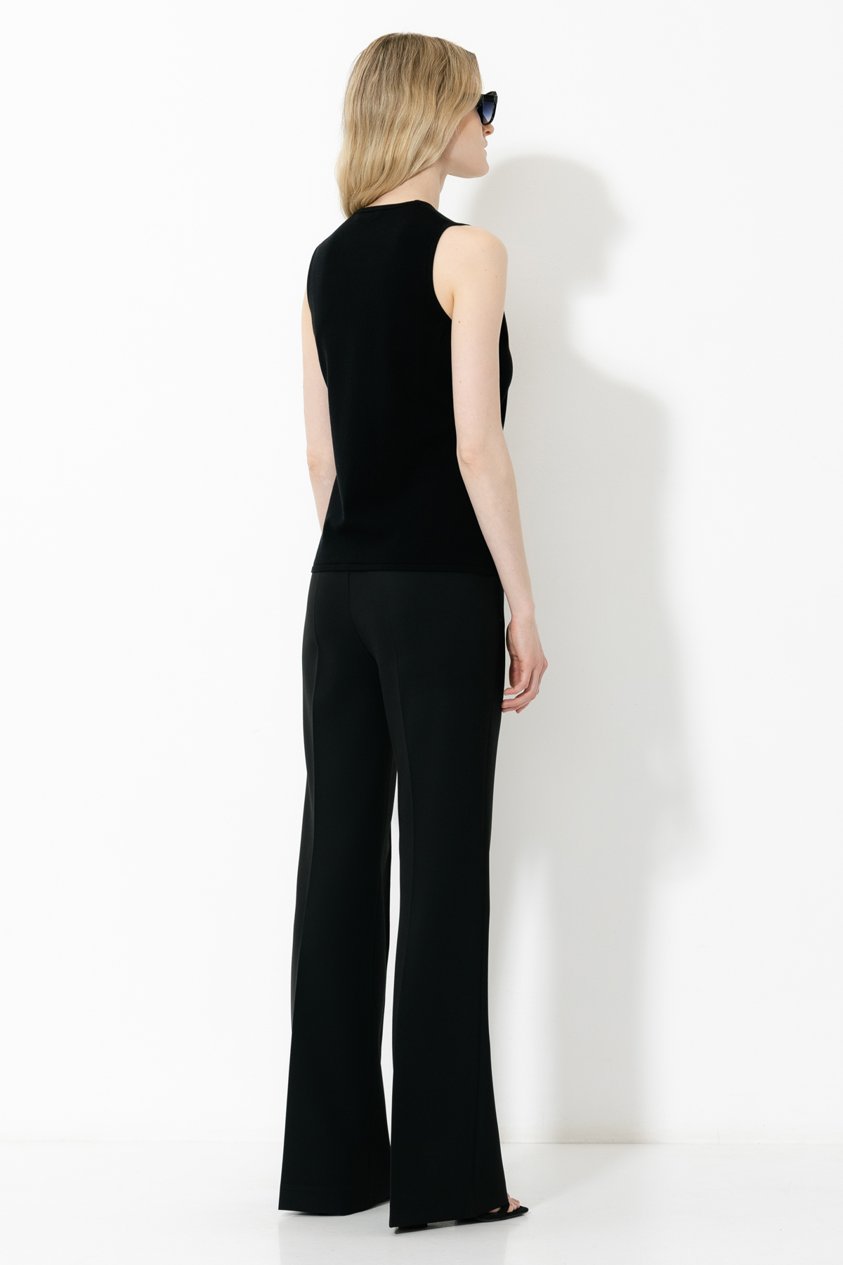 Брюки VASSA&Co, пол женский, цвет черный, фото №5