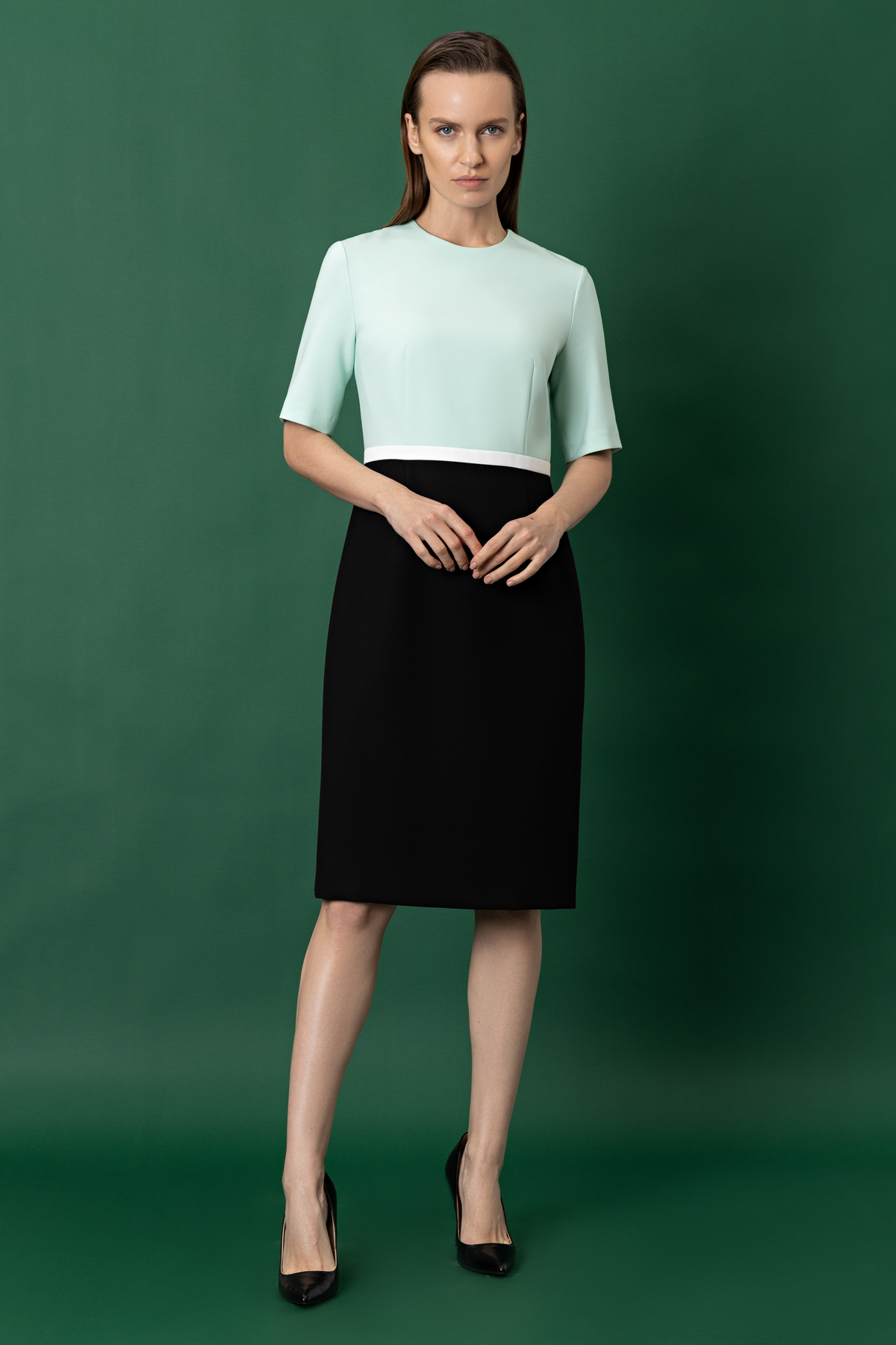 Dress VASSA&Co, пол female, цвет голубой, фото №4