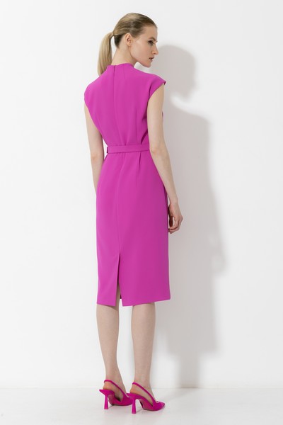 Dress VASSA&Co, пол female, цвет pink, фото №3