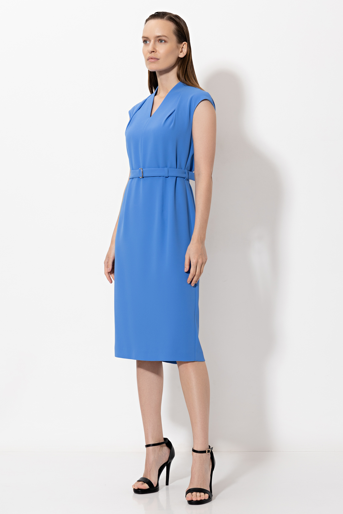 Dress VASSA&Co, пол female, цвет голубой, фото №2