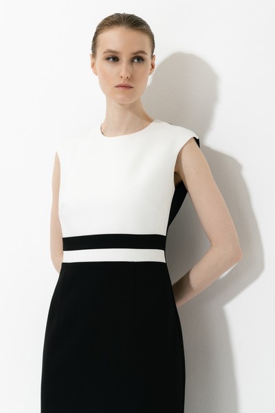 Платье VASSA&Co, пол женский, цвет черный, фото №4