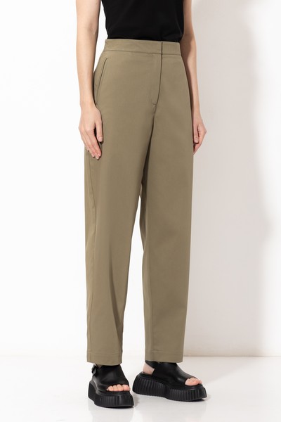 Trousers VASSA&Co, пол female, цвет green, фото №4